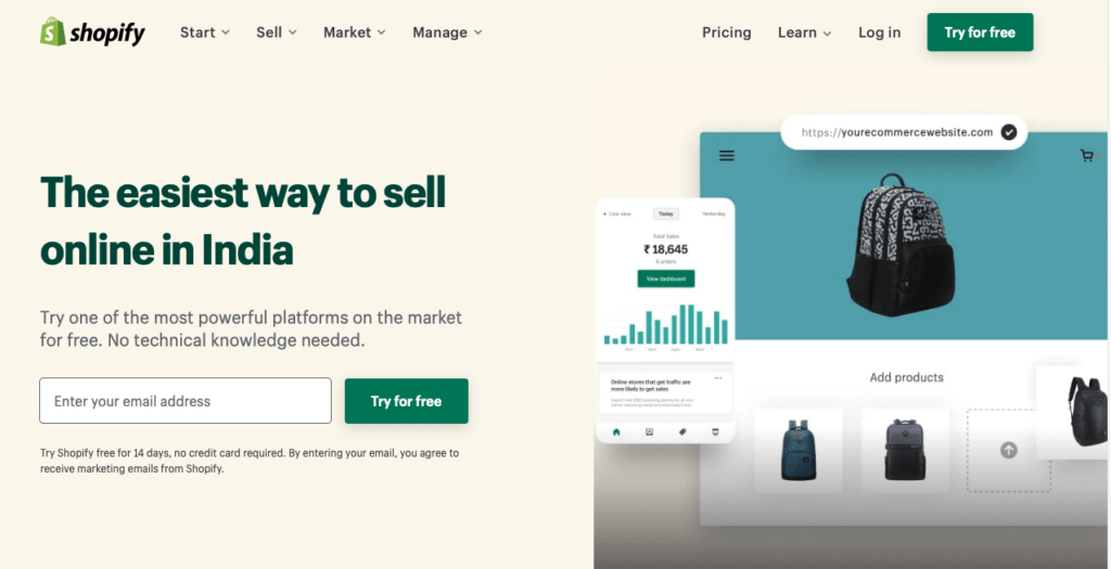 Shopify - Best eCommerce Platform